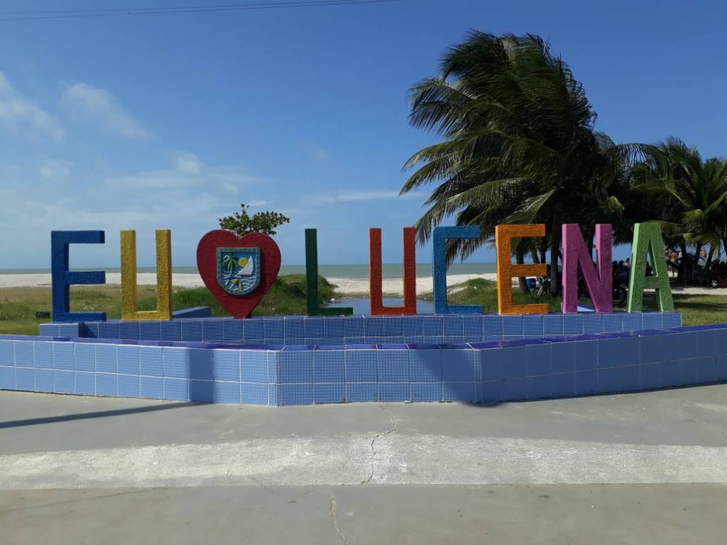 Placa da orla de Lucena